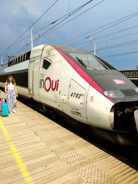 Avignon High Speed Rail Train
