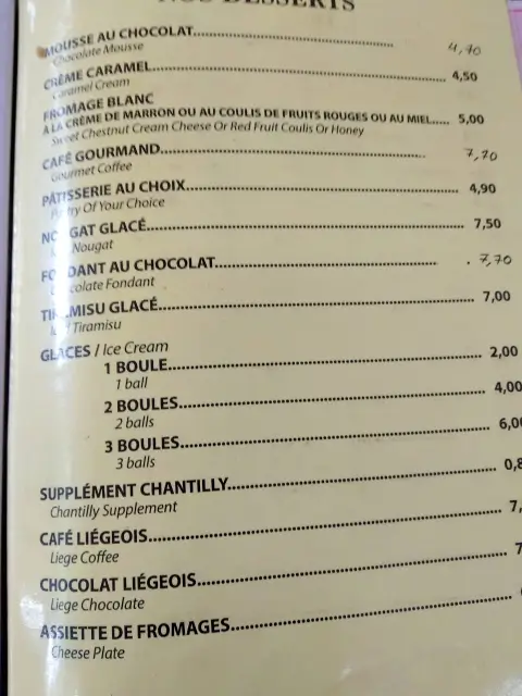 Avignon Restaurant Menu Design