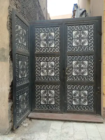 Cairo Antique Grey Metal Iron