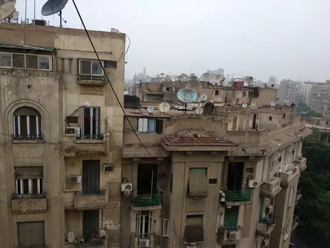 Cairo Apartment Window Daytime Building