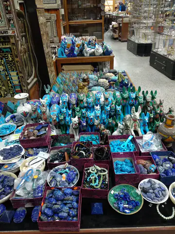 Cairo Marketplace Blue Porcelain Retail