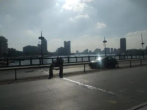 Cairo Skyscraper Street Urban Area