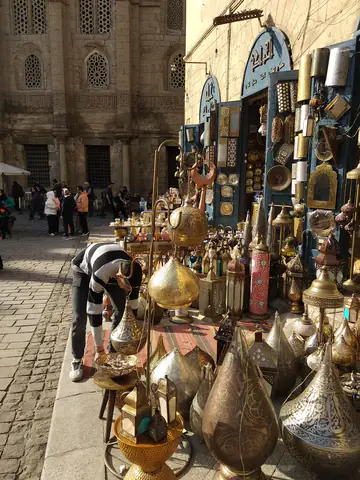 Cairo Street Market Brass Antique