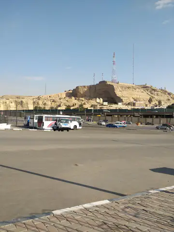 Cairo Street Travel Automotive Mirror