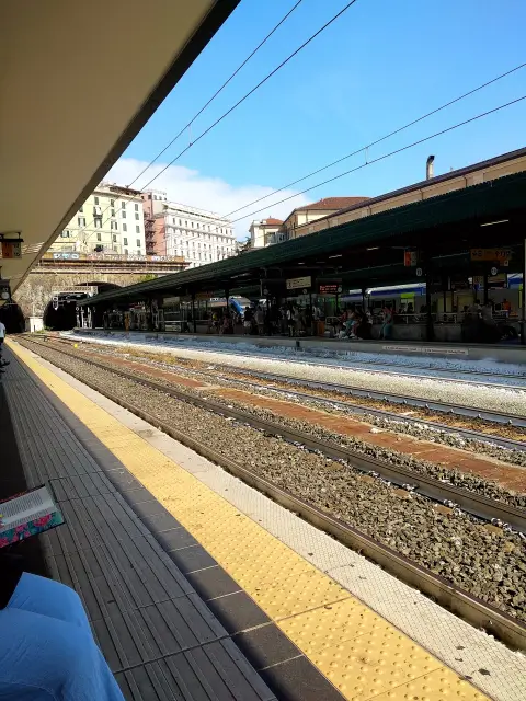 Genua Track Train Station Electricity