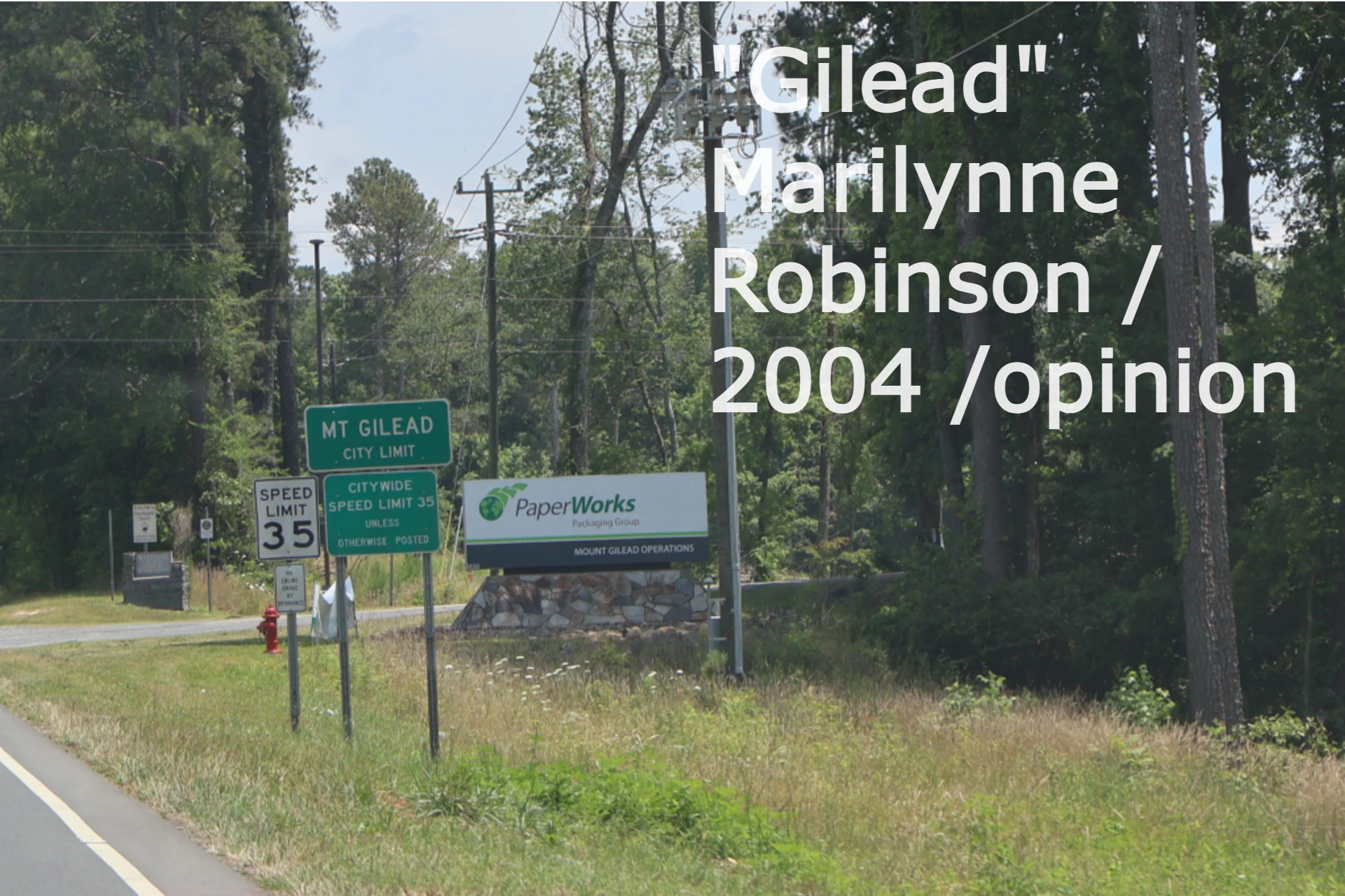Marilynne Robinson — Gilead