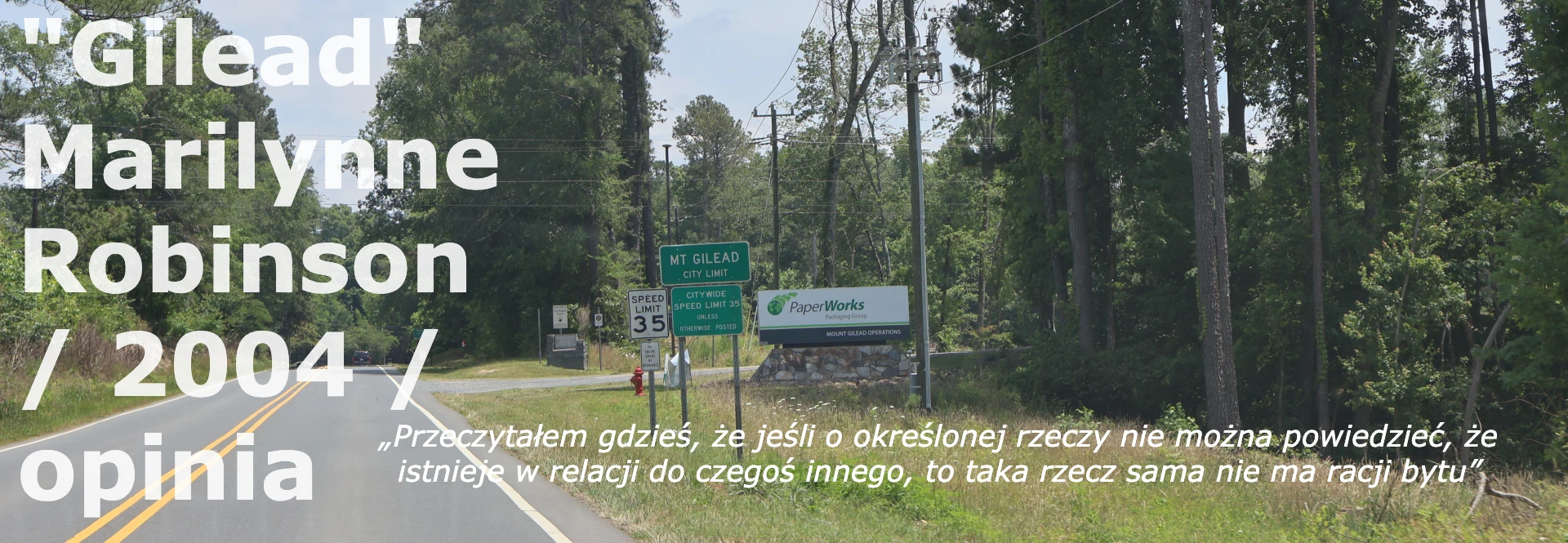 Marilynne Robinson — Gilead