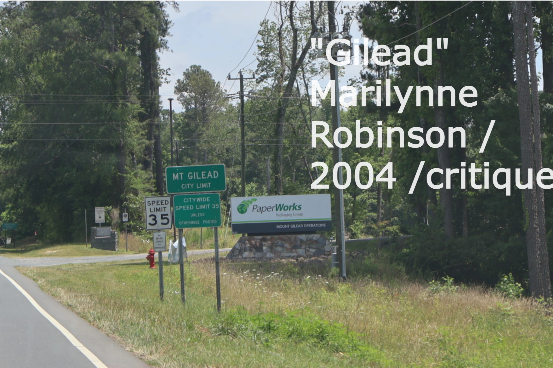 Marilynne Robinson — Gilead