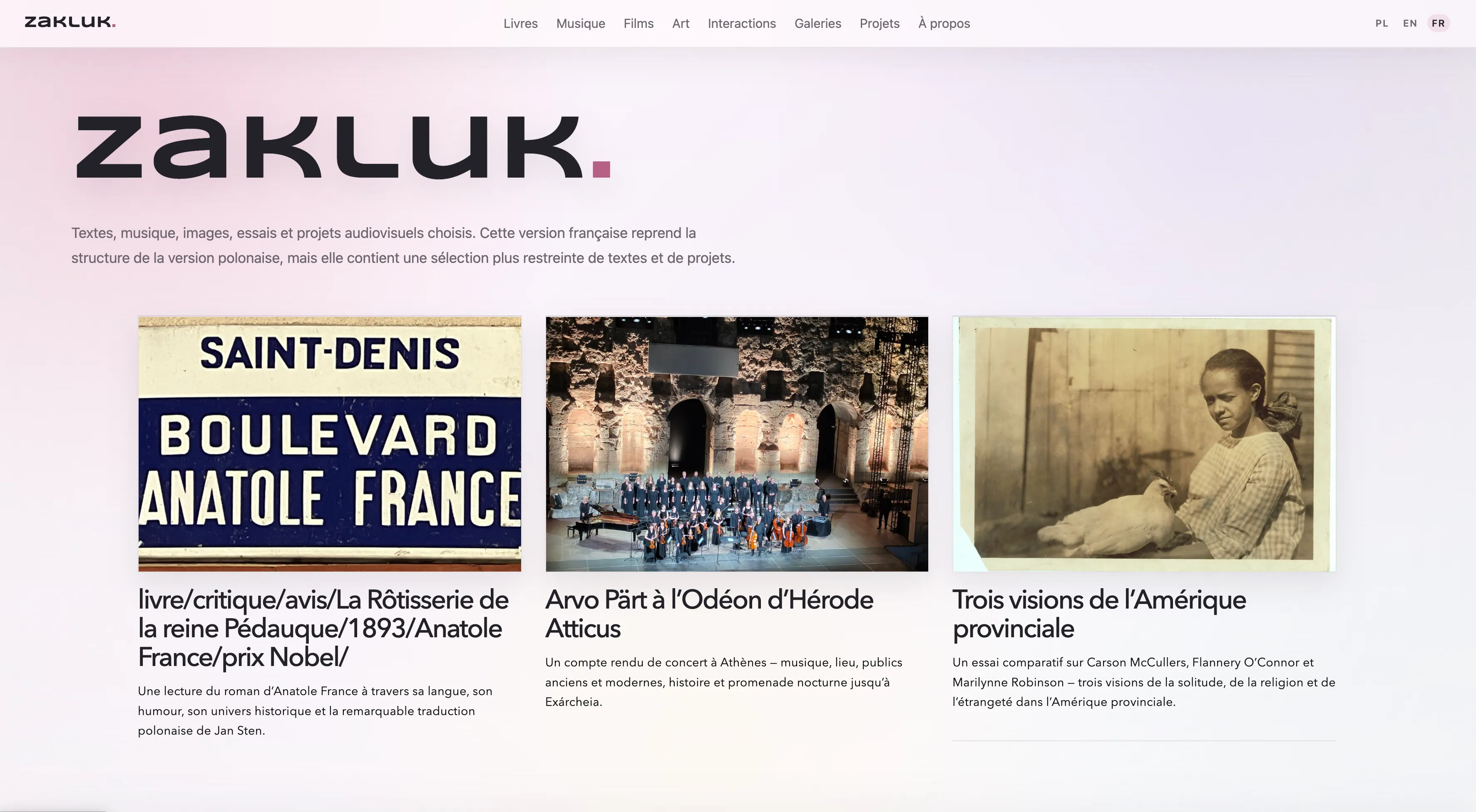 Aperçu du site Zakluk.com