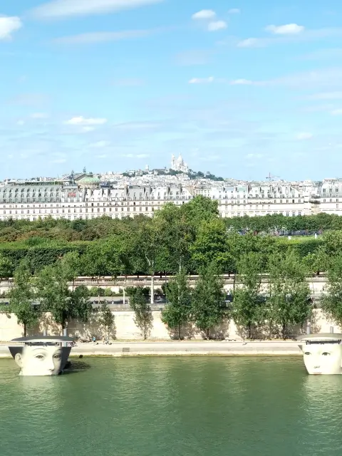 Paris Cityscape Daytime Bank River