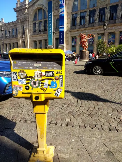 Paris Yellow Sidewalk
