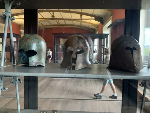 Helmets Exhibits Pergamon Museum