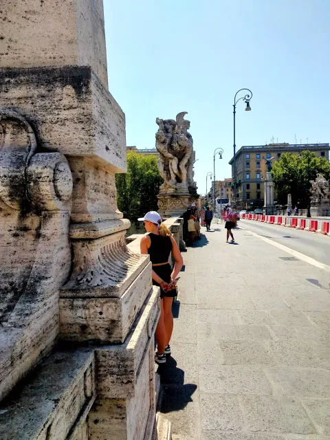 Roma Castel Sant Angelo Ponte Vittorio Emanuele