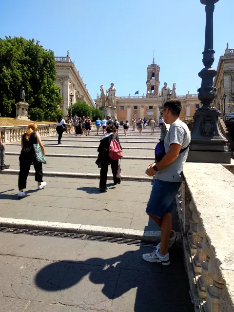 Roma Cordonata Capitolina Tabularium Capitoline