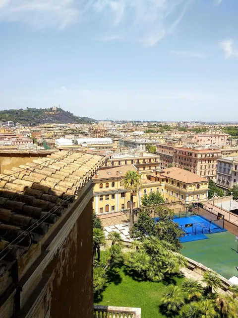Roma Urban Area Building Roof
