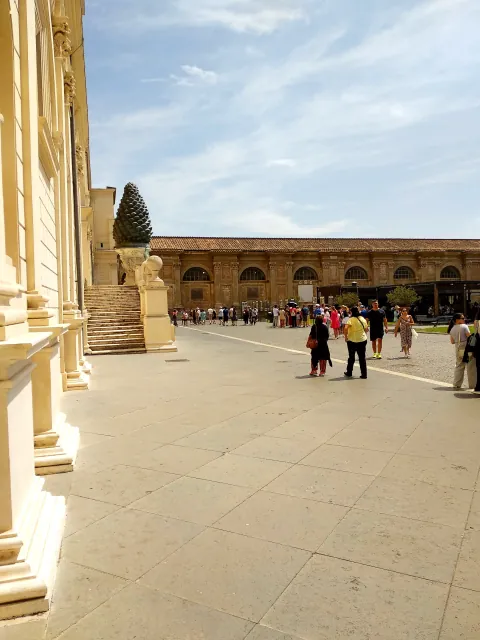 Roma Vatican Museum Courtyard Of