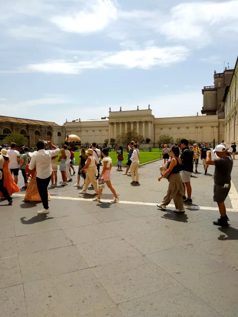 Roma Vatican Museum Courtyard Of 2
