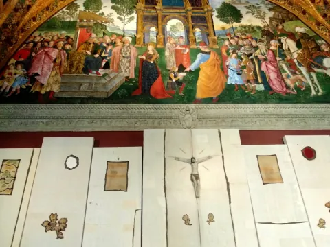 Roma Vatican Museum Religion Ceiling