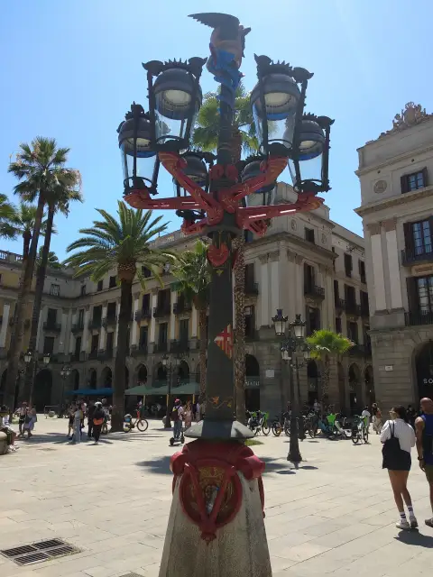 Spain Light Palm Trees