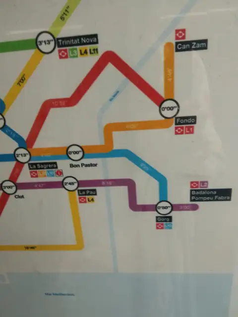 Spain Meter Diagram Map Plan