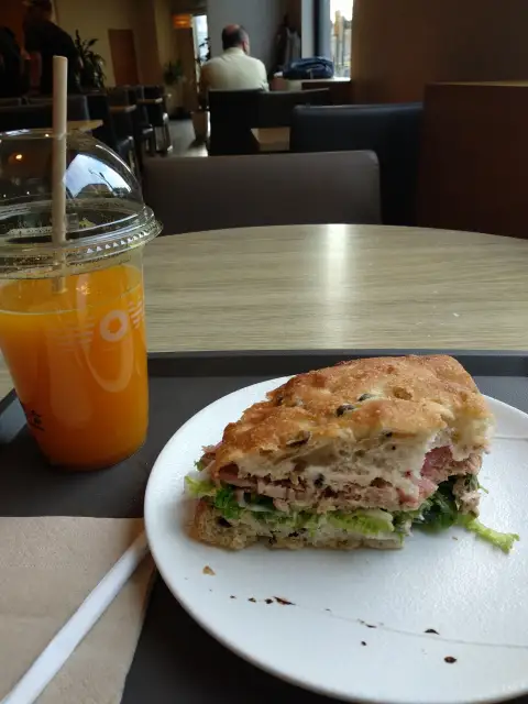 Spain Orange Juice Drink Bread