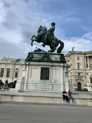 Statue Near Museum Vienna